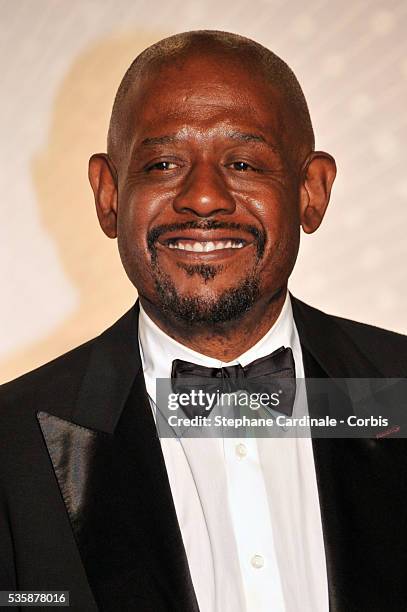 Forest Whitaker attends the 'Palme D'Or Winners dinner' during the 66th Cannes International Film Festival.