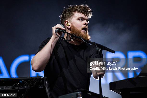 Jack Garratt peforms on stage at Powderham Castle on May 29, 2016 in Exeter, England.