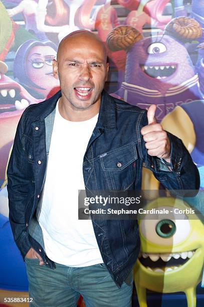 Eric Judor attends 'Monsters University' Paris movie premiere, held at La Sorbonne, in Paris