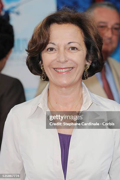 Anne-Marie Idrac attends the screening of the movie Me and Orson Welles at the 35th American Film Festival in Deauville.