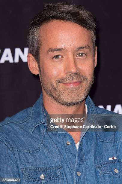 Yann Barthes attends the Canal + Press Conference, in Paris.
