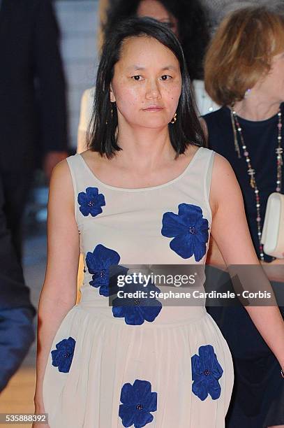 Soon-Yi Previn attends the 'Blue Jasmine' Paris premiere at UGC Cine Cite Bercy on August 27, 2013 in Paris