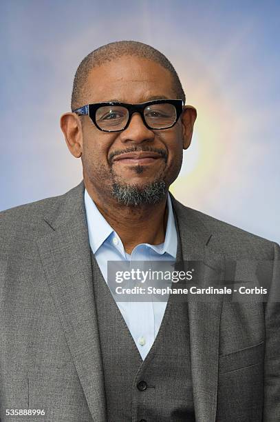 Forest Whitaker poses during a photocall for the movie 'The Butler' during the 39th Deauville American Film Festival, in Deauville.