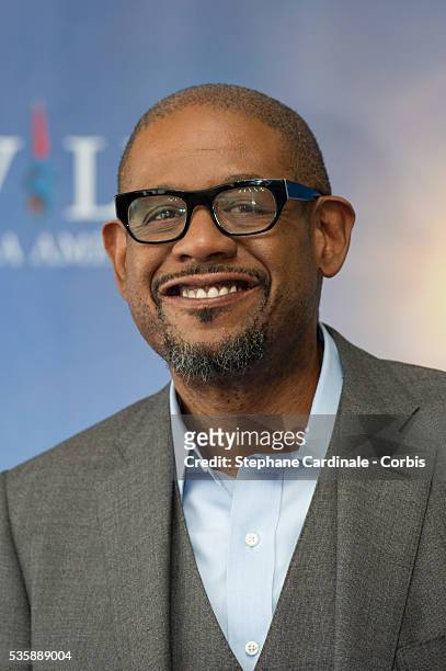 Forest Whitaker poses during a photocall for the movie 'The Butler' during the 39th Deauville American Film Festival, in Deauville.
