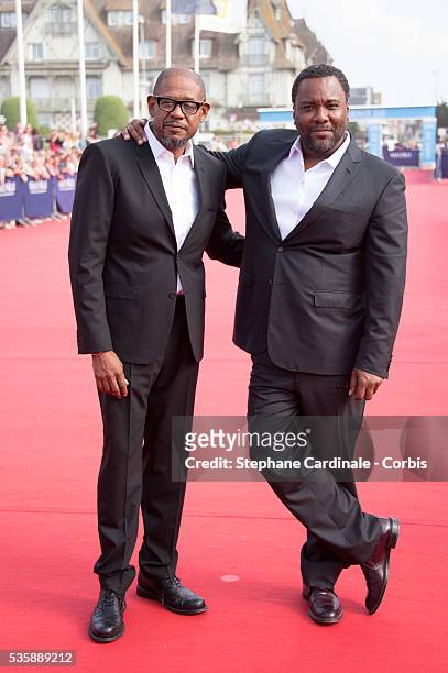 Forest Whitaker and Lee Daniels attend 'The Butler' Premiere at the 39th Deauville American Film Festival, in Deauville.