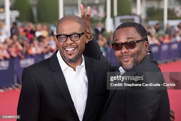 Forest Whitaker and Lee Daniels attend 'The Butler' Premiere at the 39th Deauville American Film Festival, in Deauville.