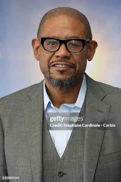 Forest Whitaker poses during a photocall for the movie 'The Butler' during the 39th Deauville American Film Festival, in Deauville.