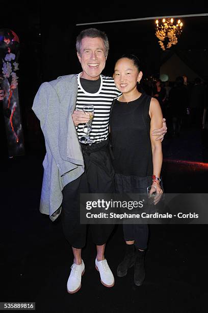 Jean Paul Goude with his Wife Karen attend the Opening Party of the "Black Legend" Club in Monaco.