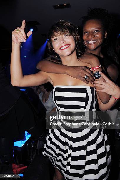 Emma De Caunes attend the Opening Party of the "Black Legend" Club in Monaco.