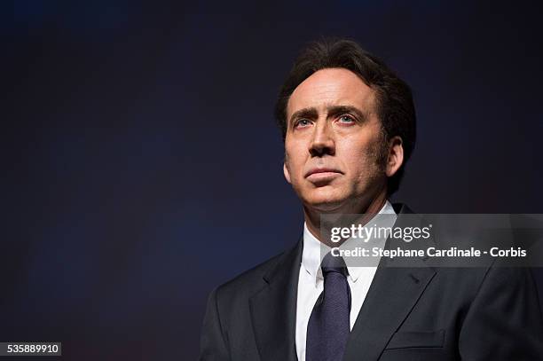 Nicolas Cage attends the screening of the movie 'Joe' during the 39th Deauville American Film Festival, in Deauville.