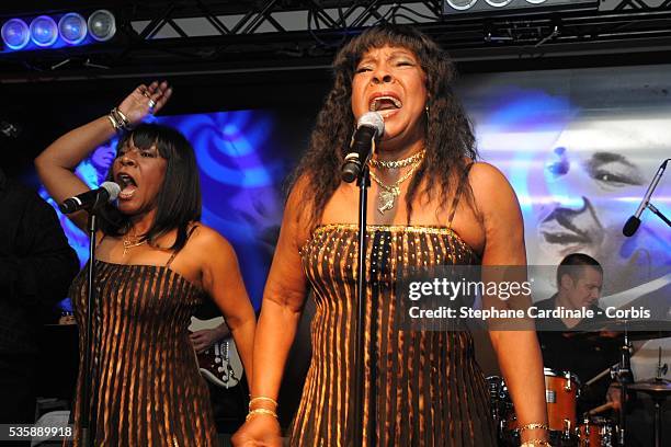 Martha Reeves performing during the Opening Party of the "Black Legend" Club in Monaco.