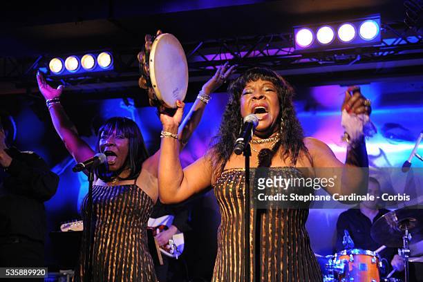 Martha Reeves performing during the Opening Party of the "Black Legend" Club in Monaco.