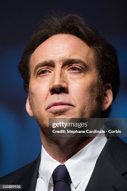 Nicolas Cage attends the screening of the movie 'Joe' during the 39th Deauville American Film Festival, in Deauville.