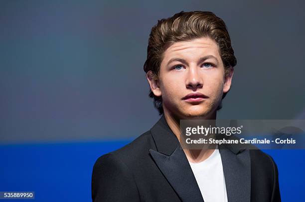 Tye Sheridan attends the screening of the movie 'Joe' during the 39th Deauville American Film Festival, in Deauville.