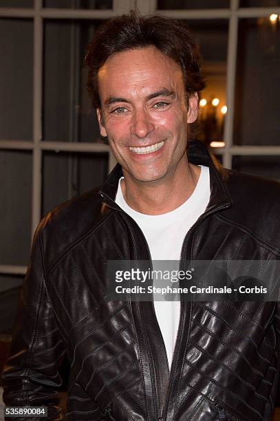 Anthony Delon attends Lui Magazine Launch Party, held at Foch Avenue in Paris.