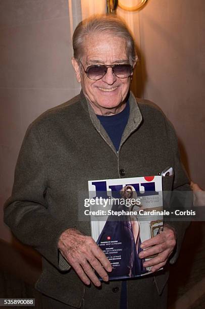 Founder of Lui in 1963 Daniel Filipacchi attends Lui Magazine Launch Party, held at Foch Avenue in Paris.