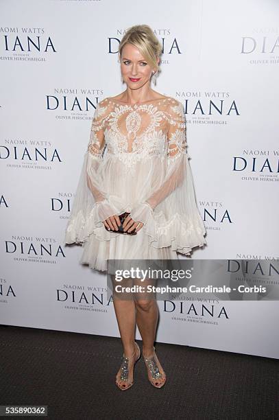 Naomi Watts attends the premiere of 'Diana', at Cinema UGC Normandie in Paris.