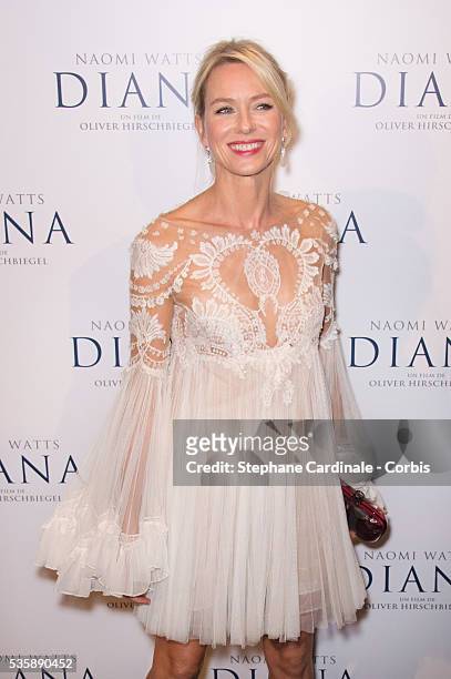 Naomi Watts attends the premiere of 'Diana', at Cinema UGC Normandie in Paris.