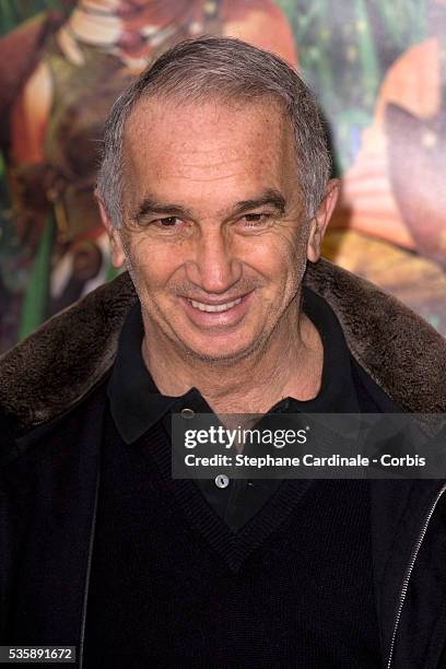 Alain Terzian attends the "Arthur and the Revenge of Maltazard" Paris premiere at Cinema Gaumont Marignan.