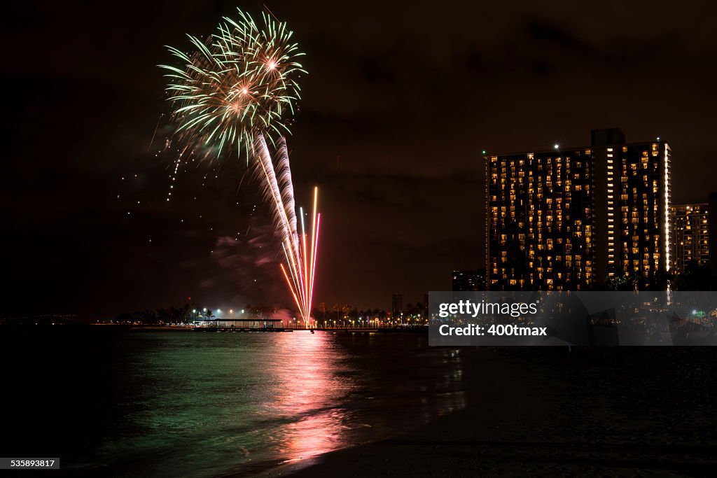 Waikiki Fireworks