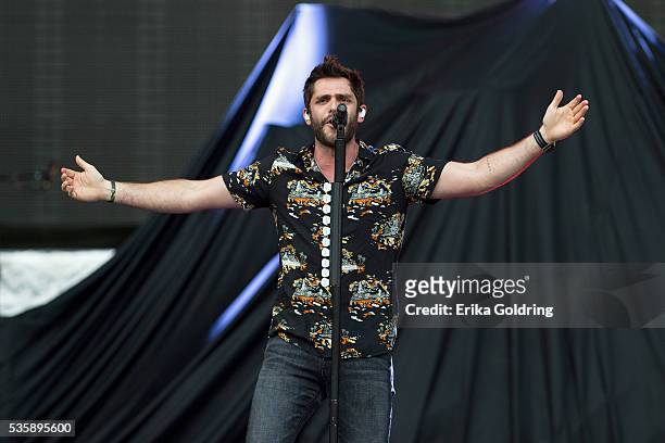Thomas Rhett performs at LSU Tiger Stadium on May 29, 2016 in Baton Rouge, Louisiana.