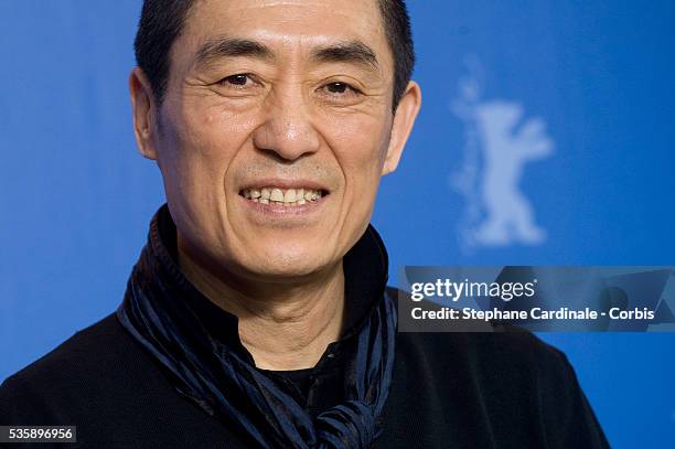 Director Zhang Yimou at the photo call of "San Qiang Pai An Jing Qi" during the 60th Berlin International Film Festival.