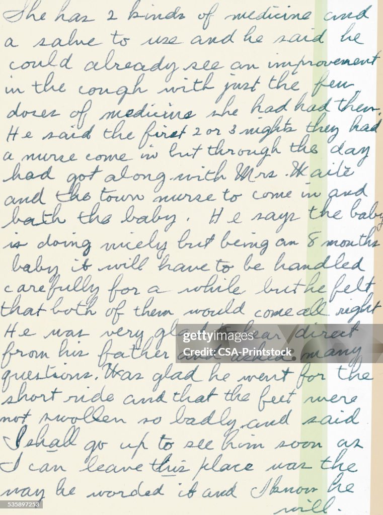 Hand Writing Latter Hand Written Letter High-Res Vector Graphic - Getty Images