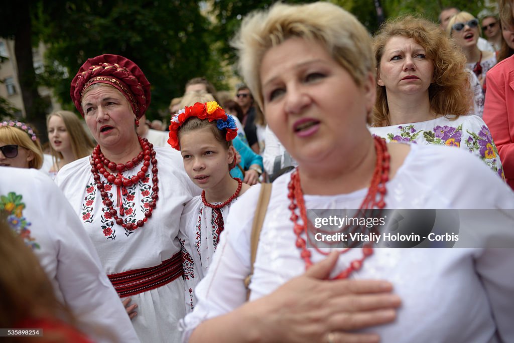 Vyshyvankas March in Kyiv