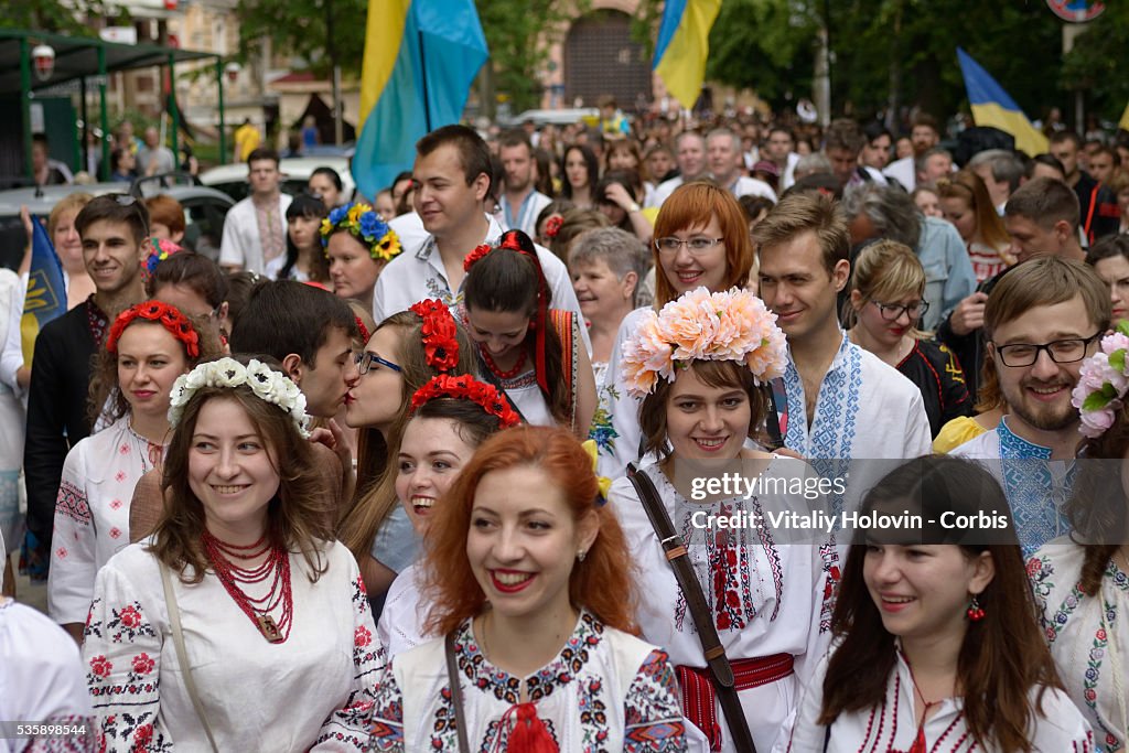 Vyshyvankas March in Kyiv