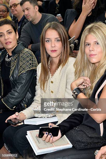 Pauline Ducruet attends Chanel show, as part of the Paris Fashion Week Womenswear Spring/Summer 2014, in Paris.