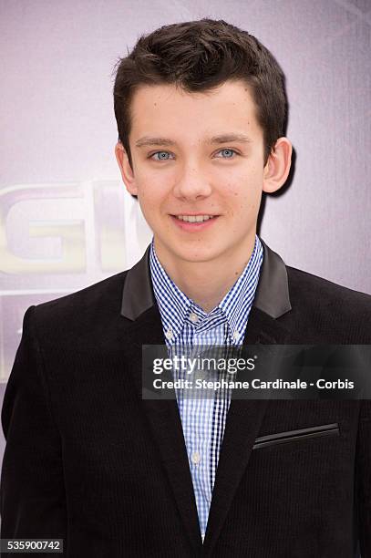 Asa Butterfield attends the 'Ender's Game' Photocall, in Paris.