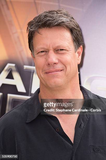 Director Gavin Hood attends the 'Ender's Game' Photocall, in Paris.
