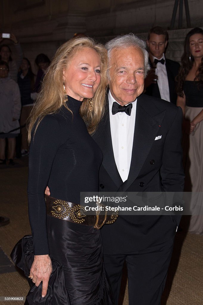 France - Ralph Lauren Hosts a collection Show and Private Dinner at 'L'Ecole des Beaux-Arts'.