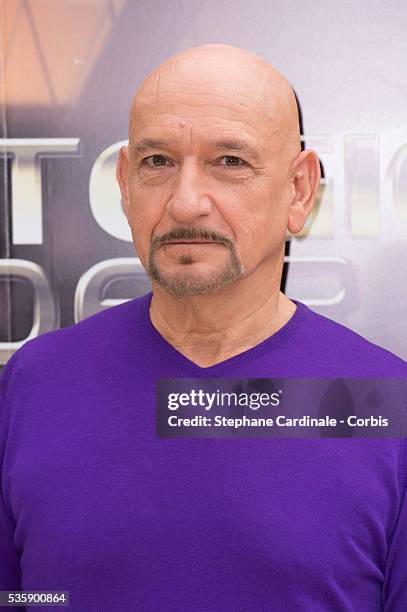 Sir Ben Kingsley attends the 'Ender's Game' Photocall, in Paris.