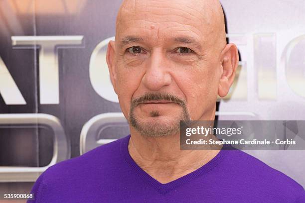 Sir Ben Kingsley attends the 'Ender's Game' Photocall, in Paris.