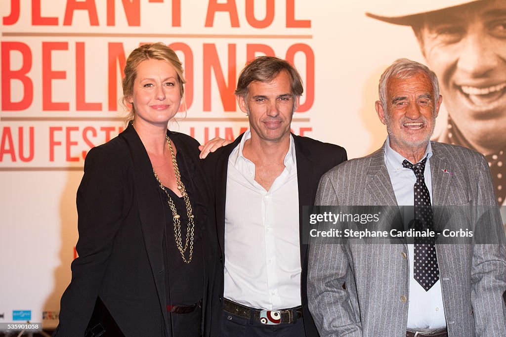 France - Tribute to Jean-Paul Belmondo at Opening Ceremony of 5th Lumiere Film Festival