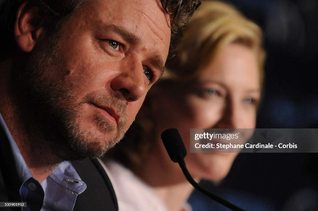 France - "Robin Hood" Press Conference - 63rd Cannes International Film Festival