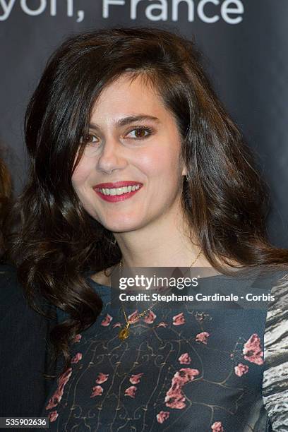 Julia Faure attends the Tribute to Quentin Tarantino, during the 5th Lumiere Film Festival, in Lyon.