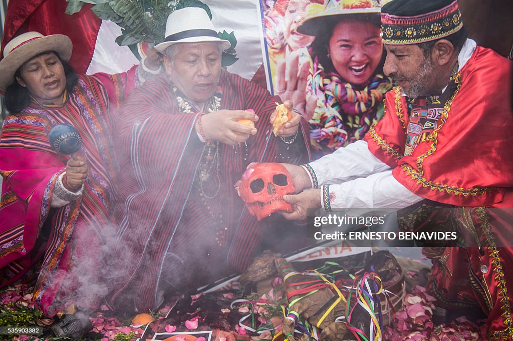 PERU-ELECTIONS-SHAMANS