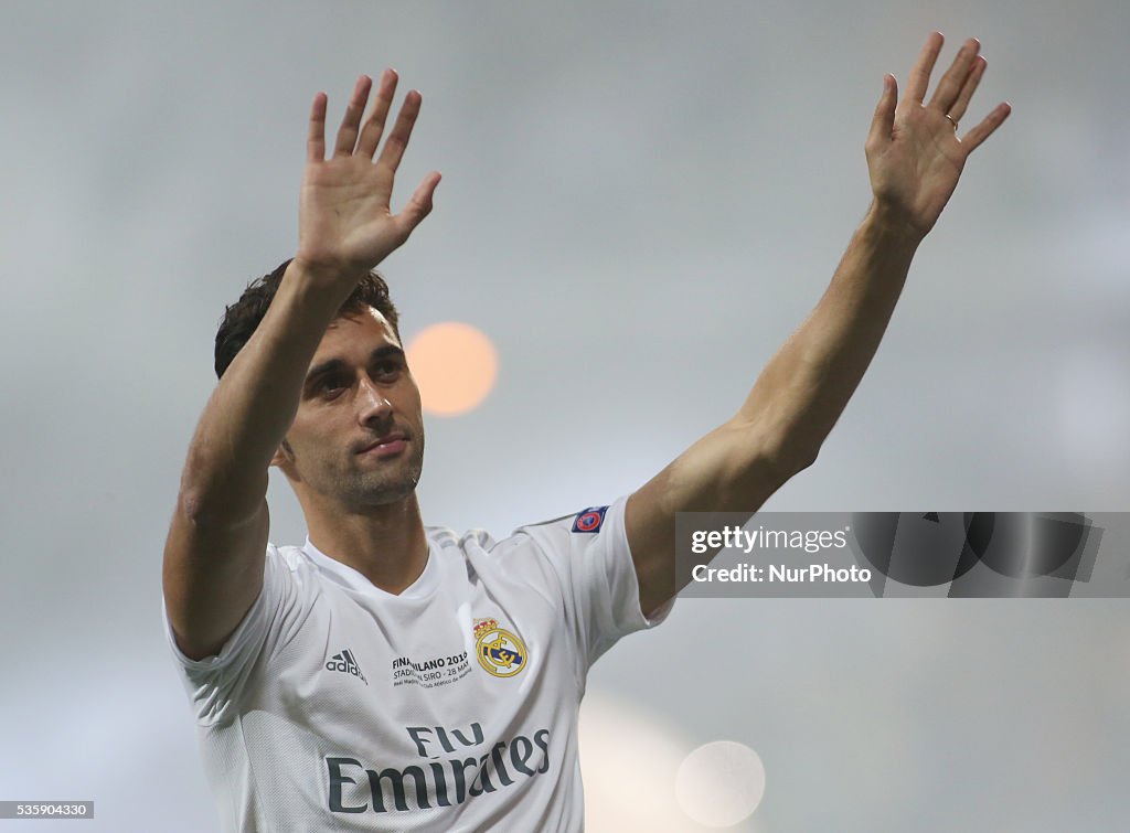 Real Madrid Celebrate After They Win Champions League Final