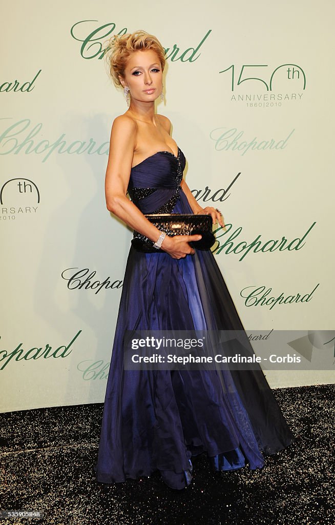 France - 'Chopard 150th Anniversary Party ' - 63rd Cannes International Film Festival