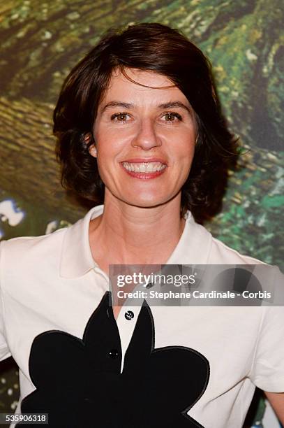 Irene Jacob attends the 'Il etait une foret' Paris Premiere at Cinema Gaumont Marignan, in Paris.