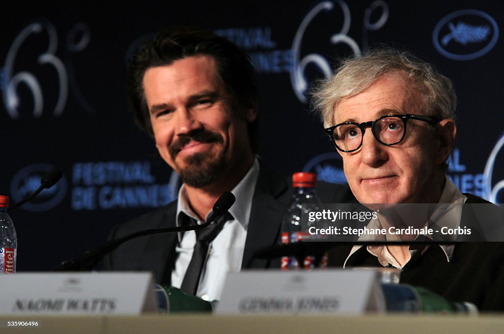 France - "You Will Meet a Tall Dark Stranger" Press Conference - 63rd Cannes International Film Festival