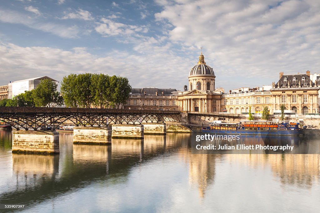 The Institut de France and the Pont des Arts