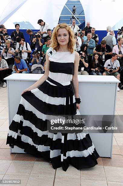 Nadezhda Mihalkova attends the 'The Exodus - Burnt By The Sun 2' Photocall during the 63rd Cannes International Film Festival.