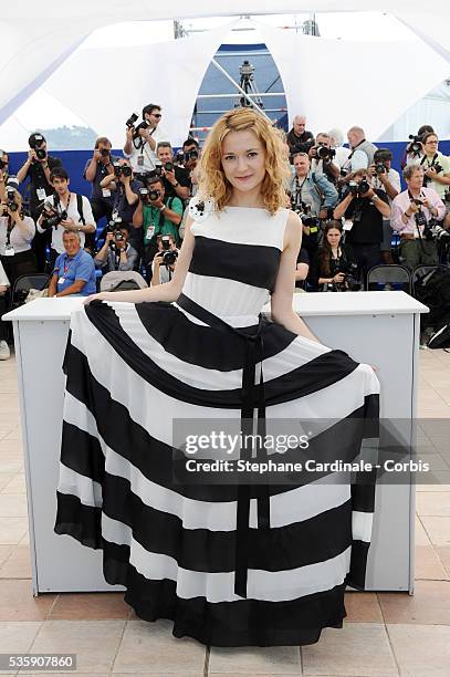 Nadezhda Mihalkova attends the 'The Exodus - Burnt By The Sun 2' Photocall during the 63rd Cannes International Film Festival.