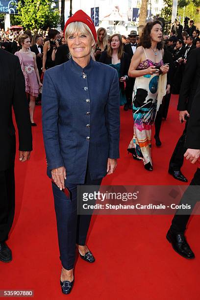 Francine Cousteau attends the premiere for 'The Exodus - Burnt By The Sun 2' during the 63rd Cannes International Film Festival.