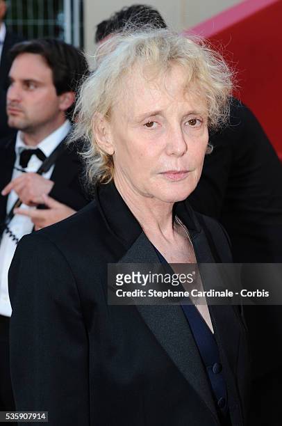 Claire Denis attends the premiere for 'The Exodus - Burnt By The Sun 2' during the 63rd Cannes International Film Festival.