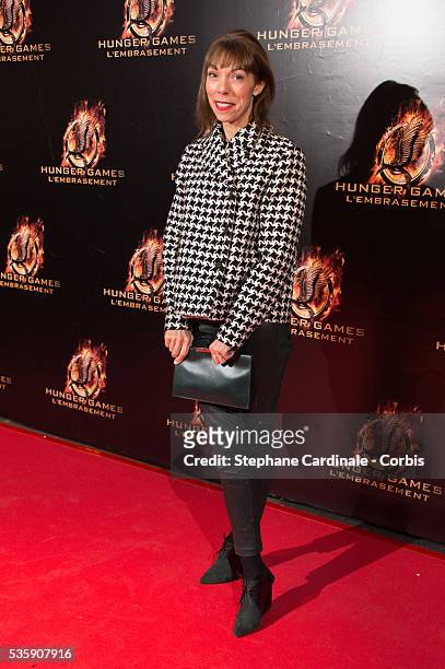 Mathilde Meyer attends 'The Hunger Games: Catching Fire' Paris Premiere at Le Grand Rex, in Paris.