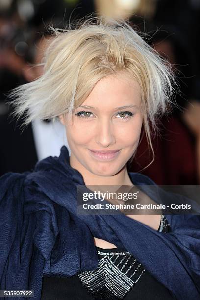 Lila Salet attends the premiere for 'The Exodus - Burnt By The Sun 2' during the 63rd Cannes International Film Festival.